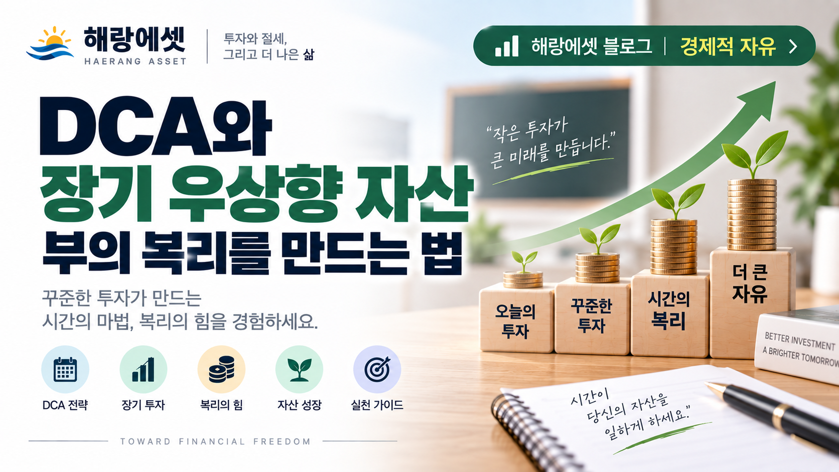 DCA로 우상향 자산을 사 모으는 법 — 하락장이 기회인 이유