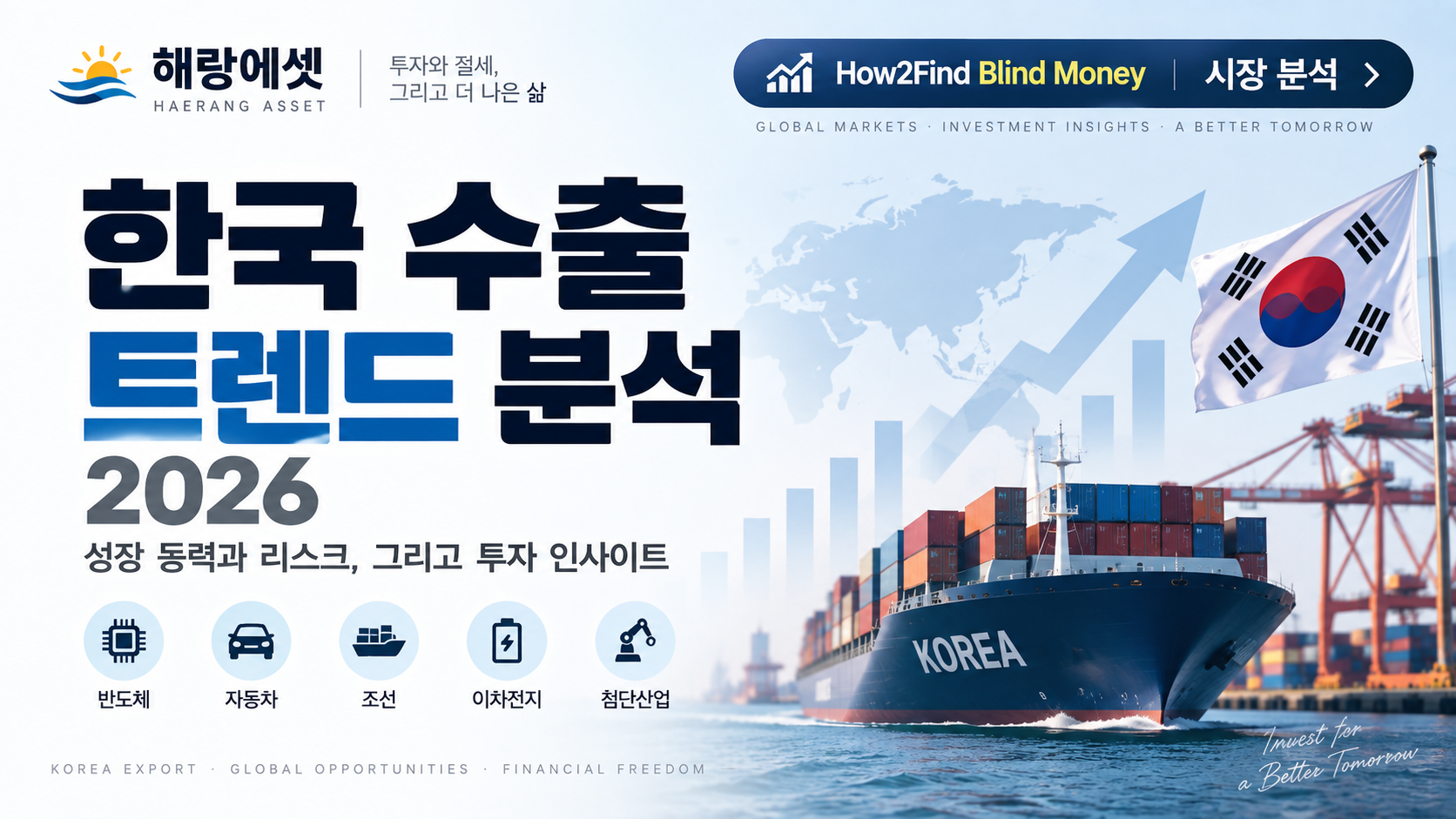 [시장분석] 한국 수출 사상 최초 월 1,000억 달러 돌파 — 반도체 가격이 만든 호황, 구조적 취약성은 어디에 있나 (2026년 1~7월)